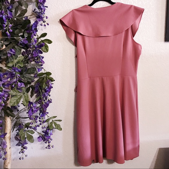 Spense Blush Pink True Wrap Dress SZ 14 EUC - Picture 7 of 14